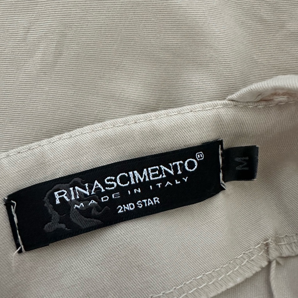 RINASCIMENTO MADE IN ITALY Elegant Cream Mini Dress - Picture 7 of 7